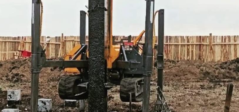 Фундамент на забивных ЖБ сваях