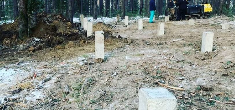 Фундамент на забивных ЖБ сваях