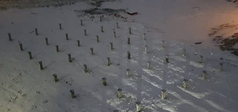 Фундамент на забивных ЖБ сваях