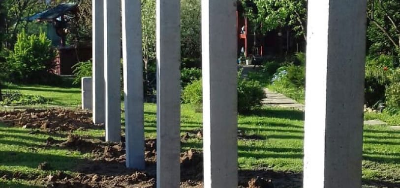 Фундамент на забивных ЖБ сваях